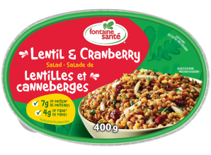 Lentil & Cranberry Salad